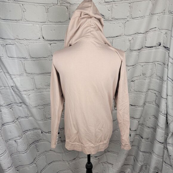 Pulse Boutique Tan Leopard Print Pullover Hoodie Sweatshirt Top Brown Womens S - Picture 4 of 7